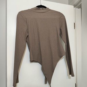 Girlfriend Mock Neck long sleeve bodysuit